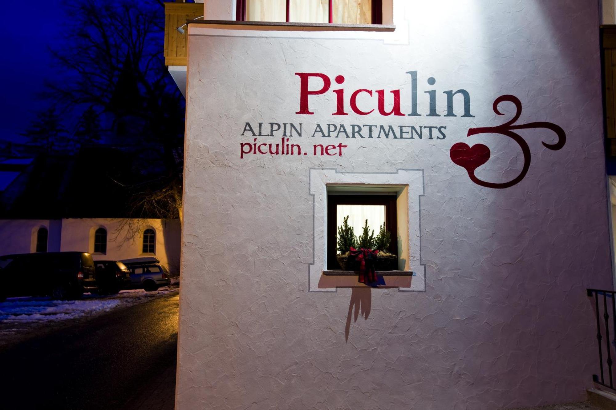 Piculin Alpin Apartments San Martino in Badia Kültér fotó
